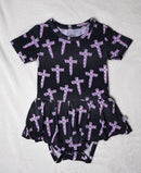 Hailey Buzbee Memorial Short Sleeve Bodysuit Twirl - Minikin Mischief Clothing Co.