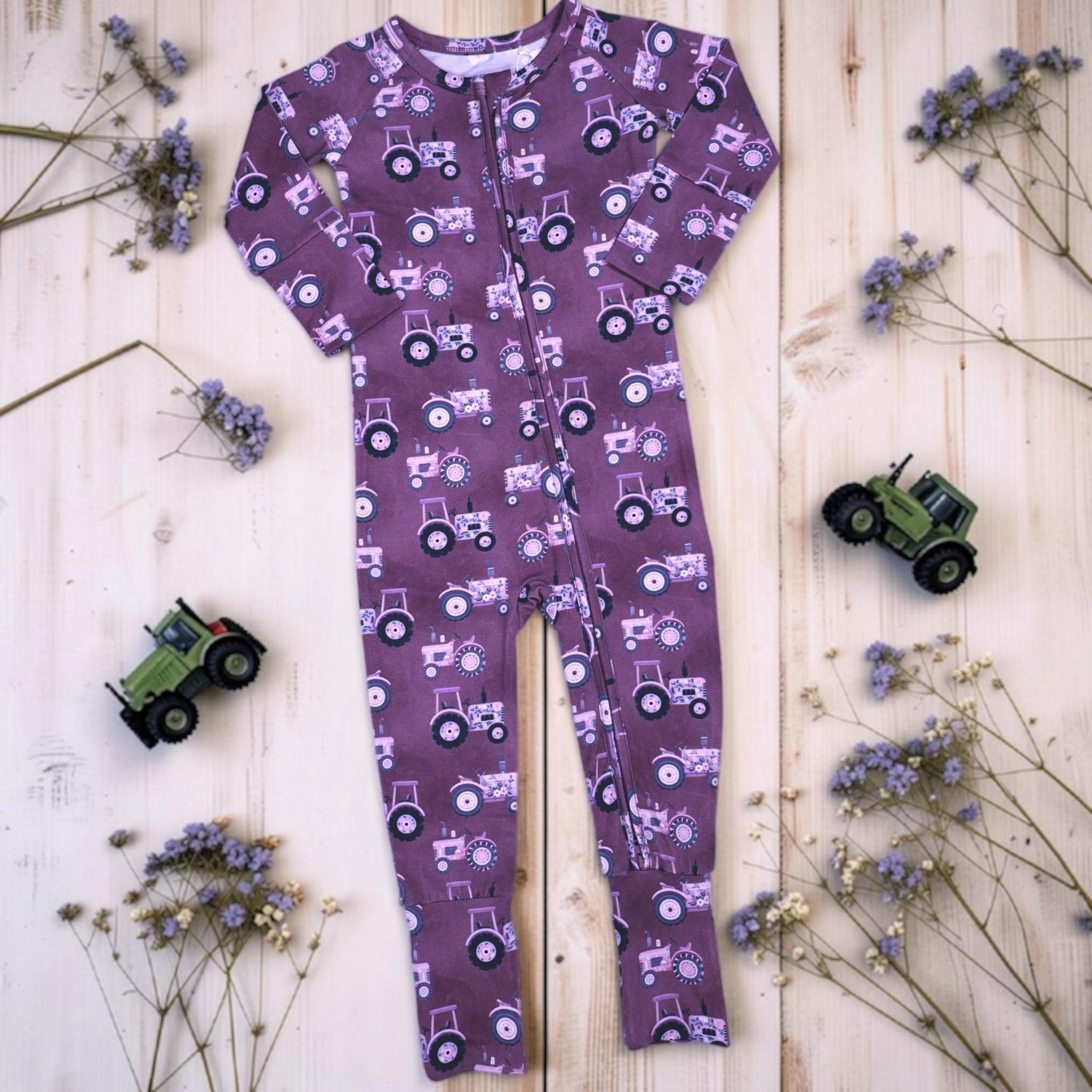 Long Sleeve Convertible Zippy Romper - Minikin Mischief Clothing Co.
