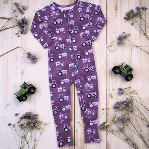 Long Sleeve Convertible Zippy Romper - Minikin Mischief Clothing Co.