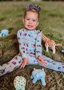 Long Sleeve Convertible Zippy Romper - Minikin Mischief Clothing Co.