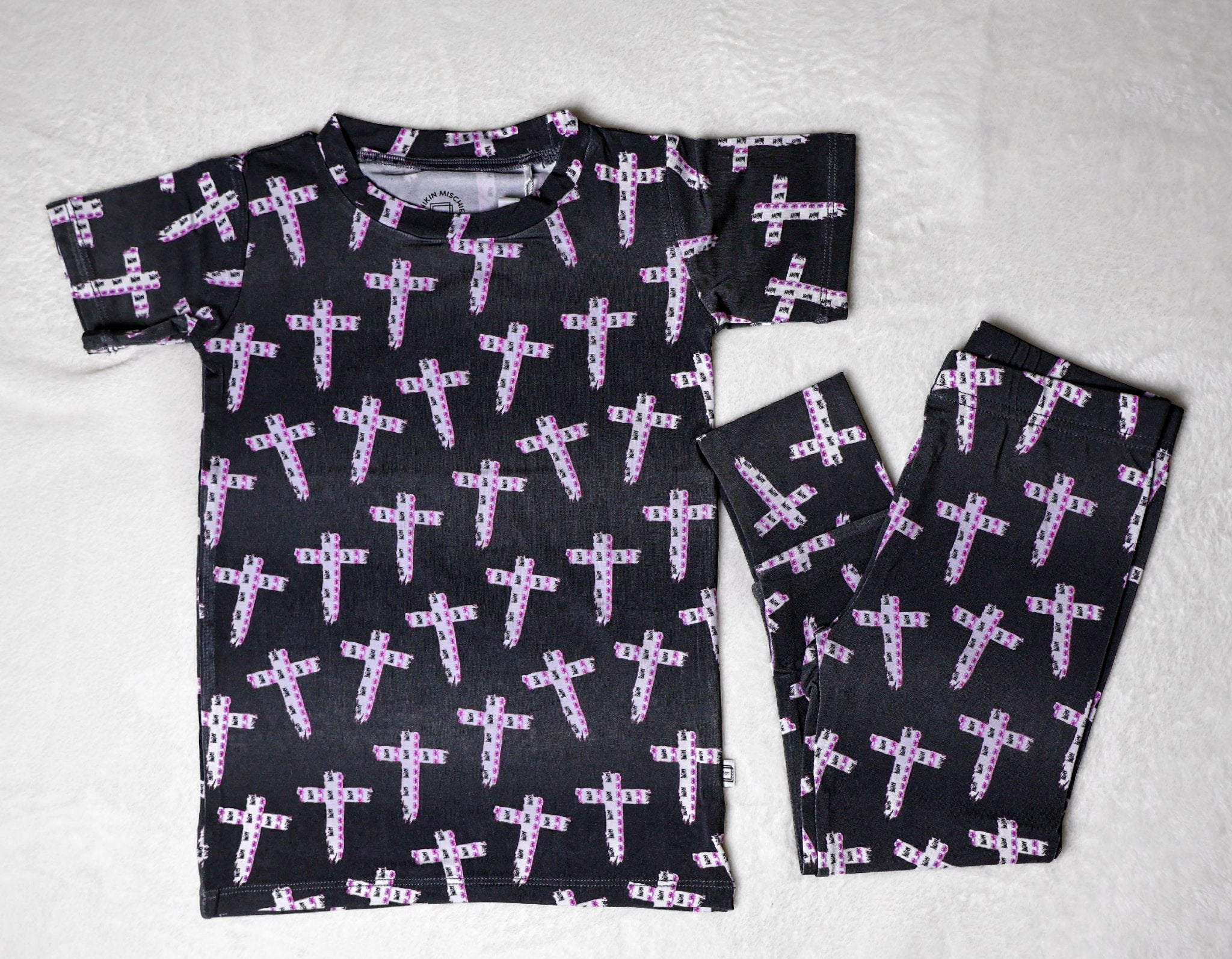 Hailey Buzbee Memorial Short Sleeve Pajama Set - Minikin Mischief Clothing Co.