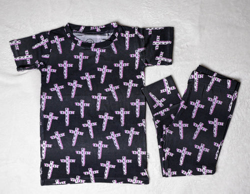 Hailey Buzbee Memorial Short Sleeve Pajama Set - Minikin Mischief Clothing Co.