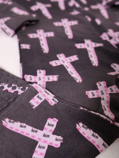 Hailey Buzbee Memorial Zippy Romper - Minikin Mischief Clothing Co.
