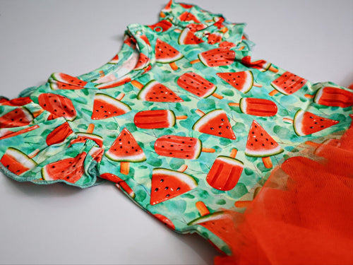 Tulle Bodysuit Twirl - Minikin Mischief Clothing Co.