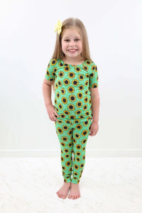 Short Sleeve Pajama Set - Minikin Mischief Clothing Co.